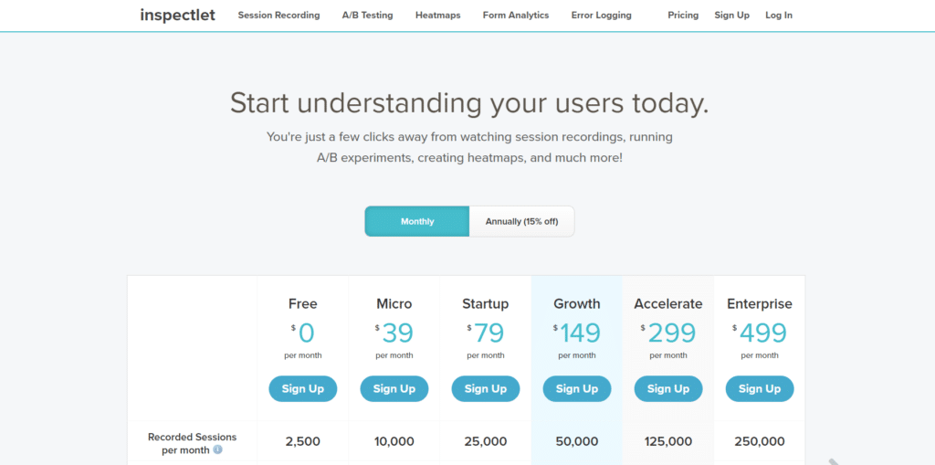 inspectlet pricing