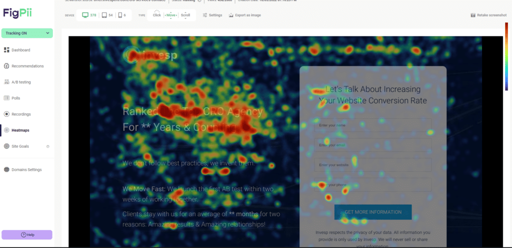 movement heatmaps