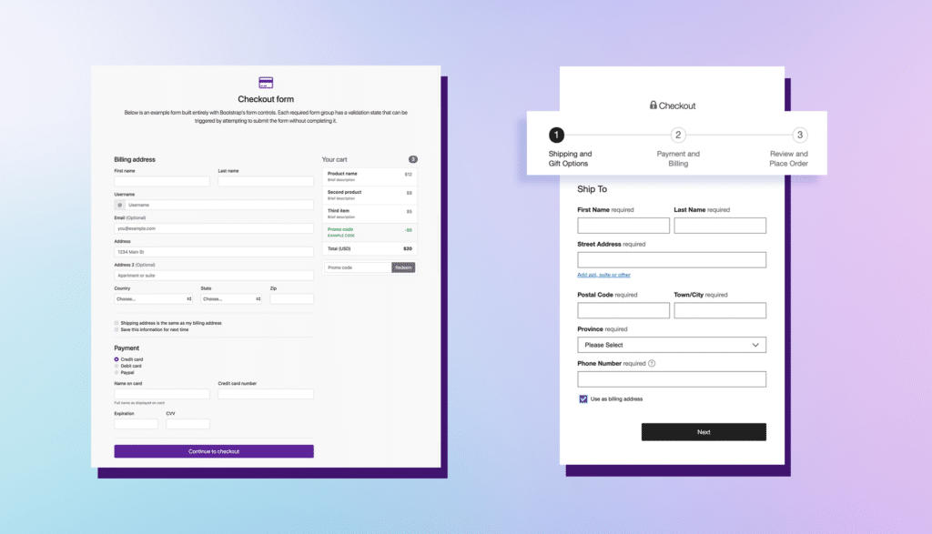 A/B Testing Form Designs