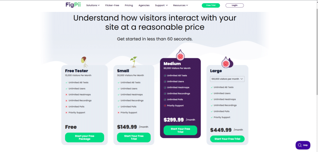 figpii pricing plan