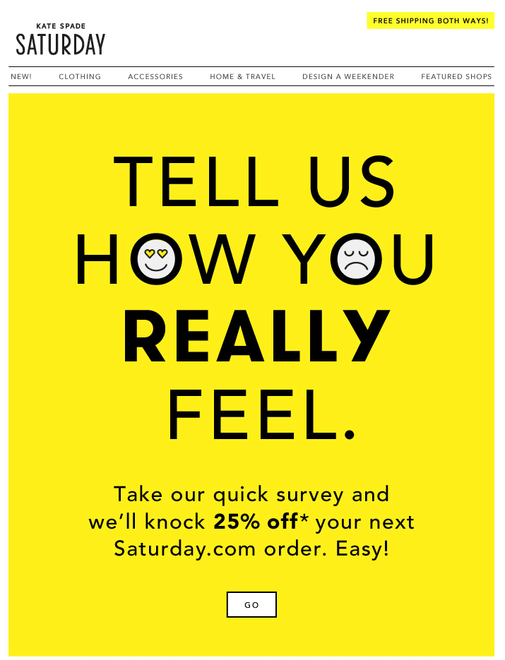 post-purchase survey